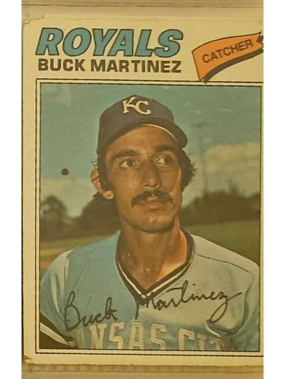 1977 Topps Baseball Card - Buck Martinez #46 - Kansas City Royals - as-is [COPY]